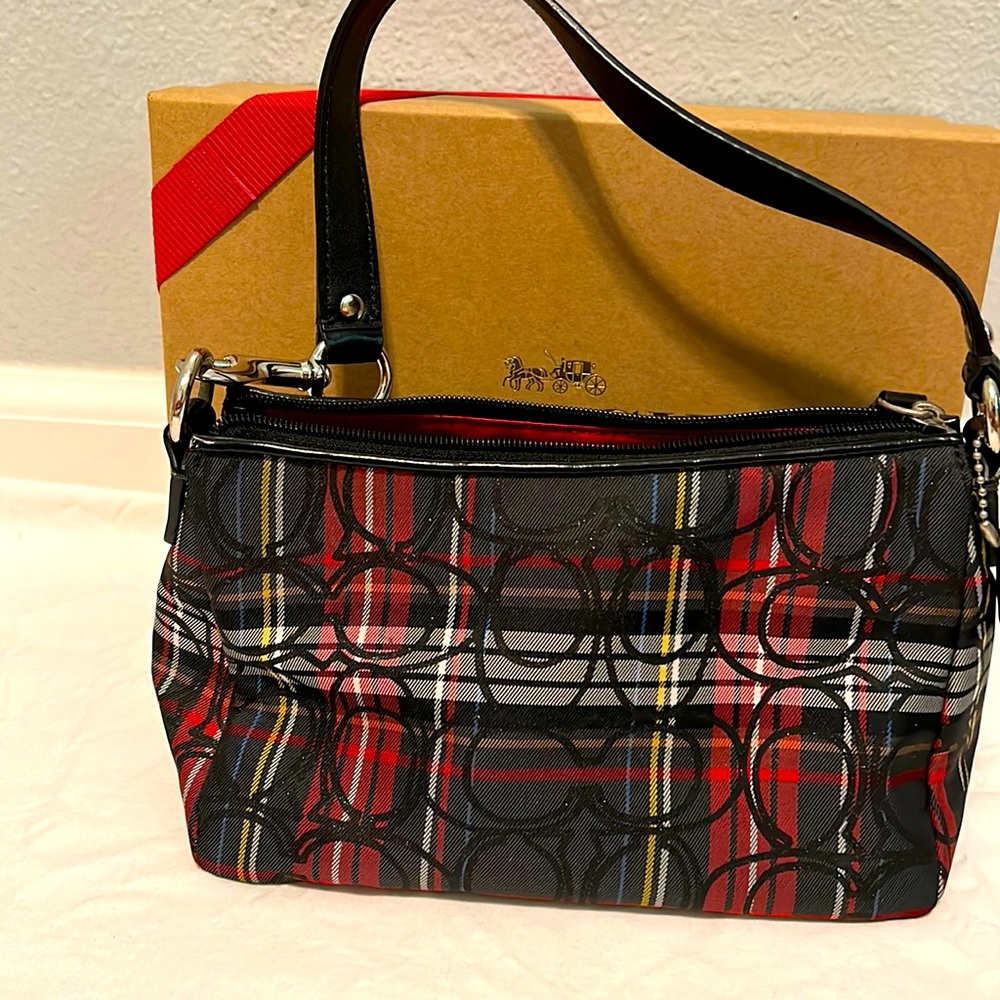 Coach signature medium size purse. Barely used